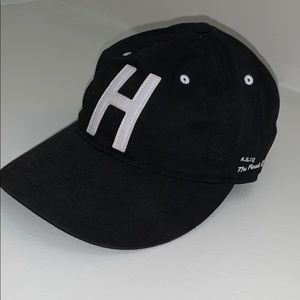 Herschel Black H Logo Baseball Hat